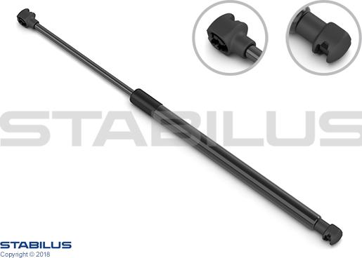 STABILUS 738545 - Газова пружина, кришка багажник autocars.com.ua