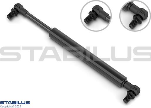 STABILUS 139611 - Газова пружина, кришка багажник autocars.com.ua