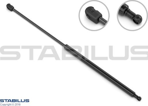 STABILUS 1408BB - Газова пружина, кришка багажник autocars.com.ua