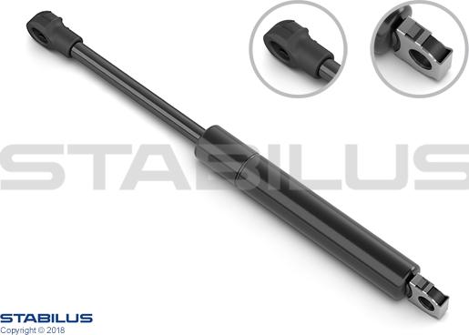 STABILUS 2616BK - Газова пружина, кришка багажник autocars.com.ua