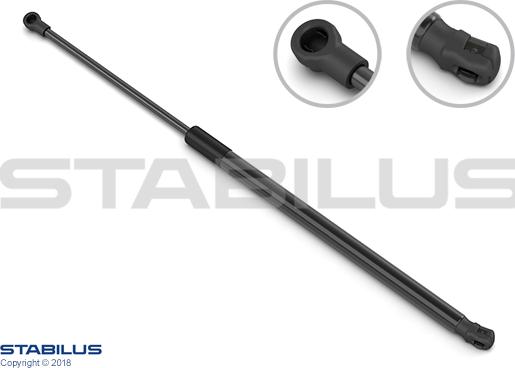 STABILUS 159683 - Газова пружина, кришка багажник autocars.com.ua