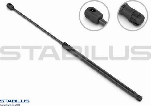 STABILUS 498347 - Газова пружина, кришка багажник autocars.com.ua