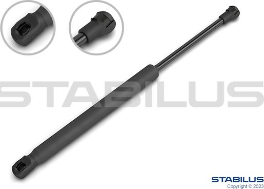 STABILUS 230670 - Газова пружина, кришка багажник autocars.com.ua