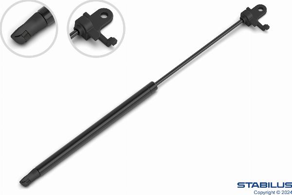 STABILUS 277047 - Газова пружина, кришка багажник autocars.com.ua