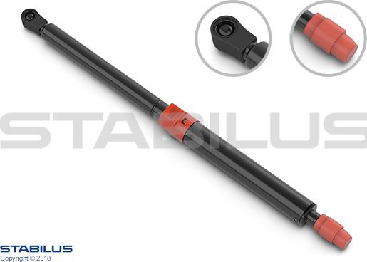 STABILUS 432361 - Газова пружина, розсувний підлогу (багажний / вантажний відсік) autocars.com.ua