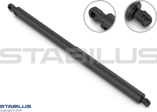 STABILUS 432379 - Газовая пружина, упор autodnr.net