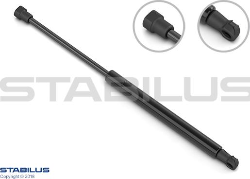 STABILUS 450788 - Газова пружина, кришка багажник autocars.com.ua