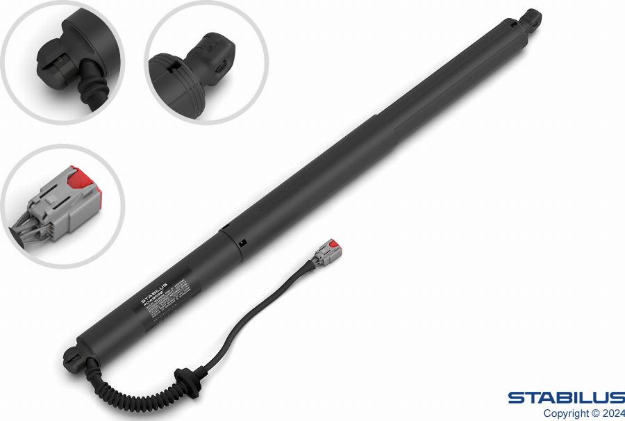 STABILUS 458698 - Електромотор, задні двері autocars.com.ua