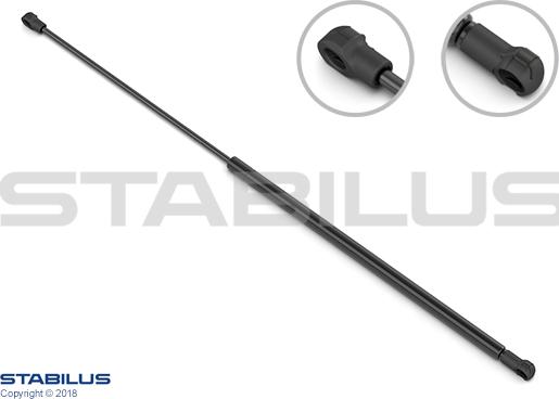 STABILUS 576243 - Газова пружина, дах autocars.com.ua