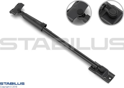STABILUS 580067 - Газова пружина, кришка багажник autocars.com.ua