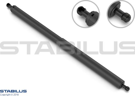 STABILUS 602047 - Газова пружина, кришка багажник autocars.com.ua