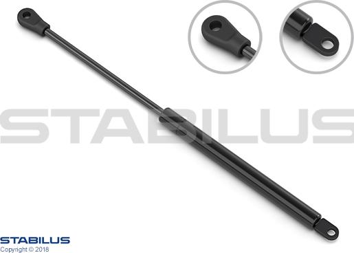 STABILUS 619698 - Газова пружина, кришка багажник autocars.com.ua