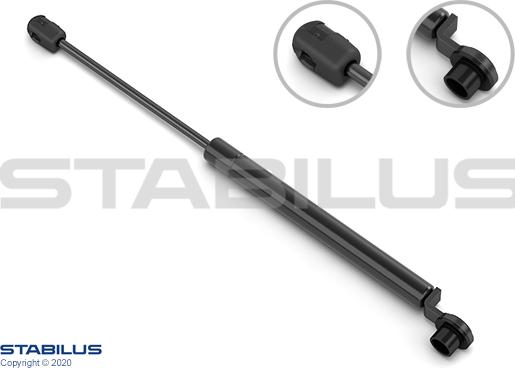 STABILUS 710102 - Газова пружина, кришка багажник autocars.com.ua