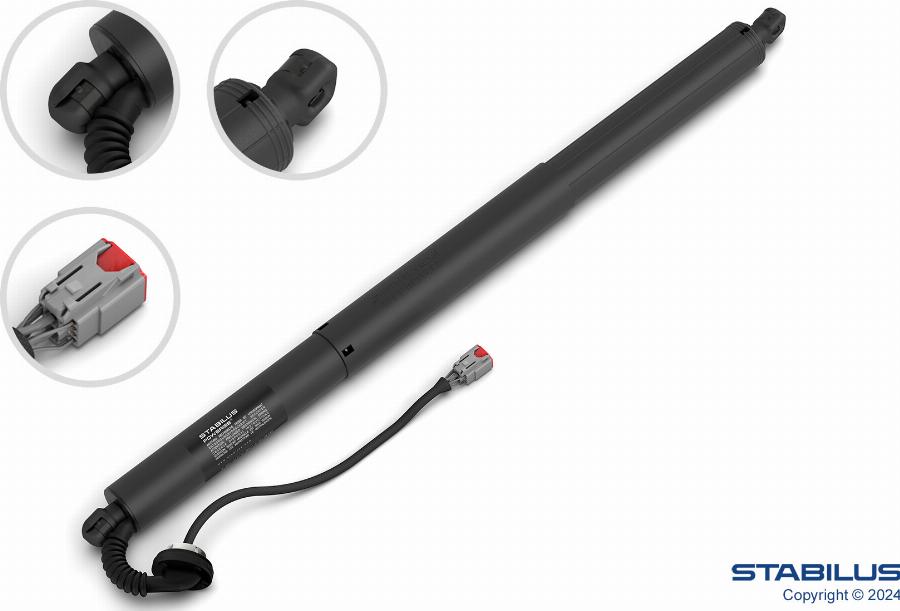 STABILUS 712274 - Електромотор, задні двері autocars.com.ua