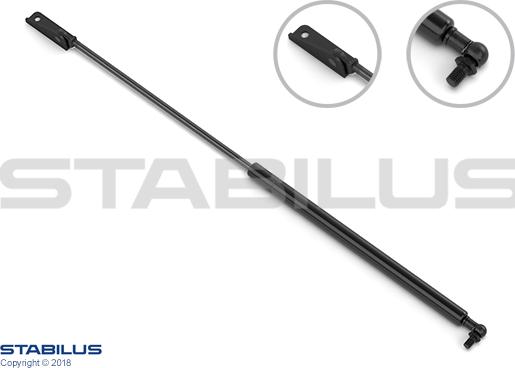 STABILUS 735171 - Газова пружина, кришка багажник autocars.com.ua