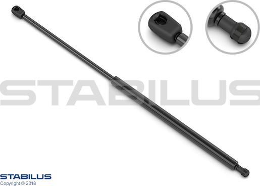 STABILUS 859060 - Газова пружина, кришка багажник autocars.com.ua