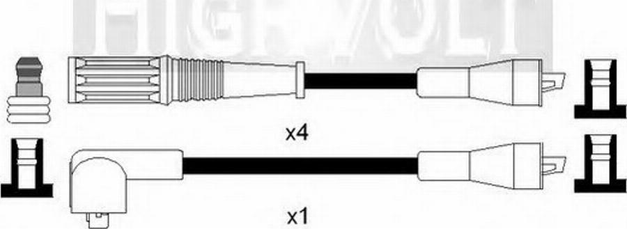 Standard OEF192 - Комплект проводов зажигания avtokuzovplus.com.ua