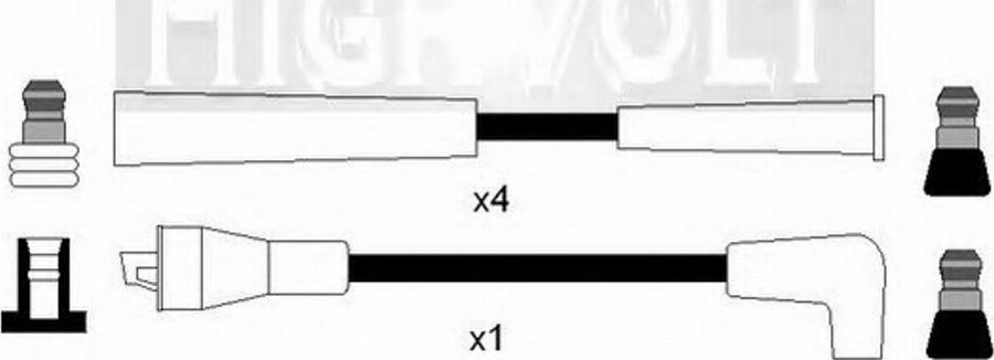 Standard OEF365 - Комплект проводов зажигания avtokuzovplus.com.ua