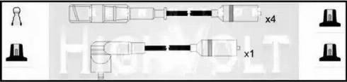 Standard OEF598 - Комплект проводів запалювання autocars.com.ua