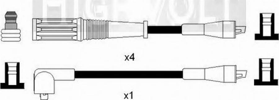 Standard OEF893 - Комплект проводов зажигания avtokuzovplus.com.ua