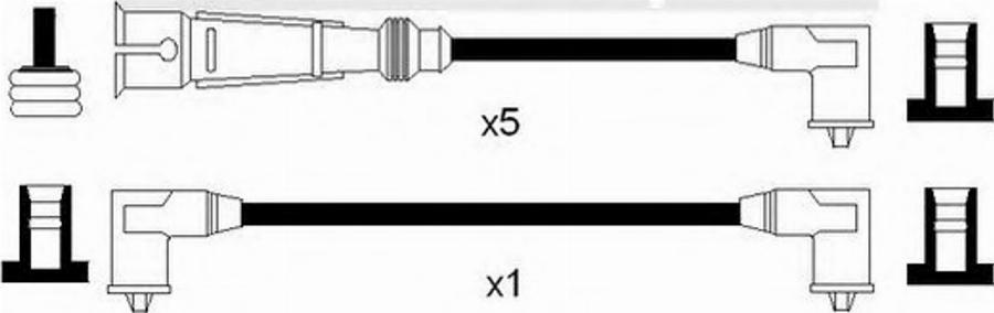 Standard OEK156 - Комплект проводов зажигания autodnr.net