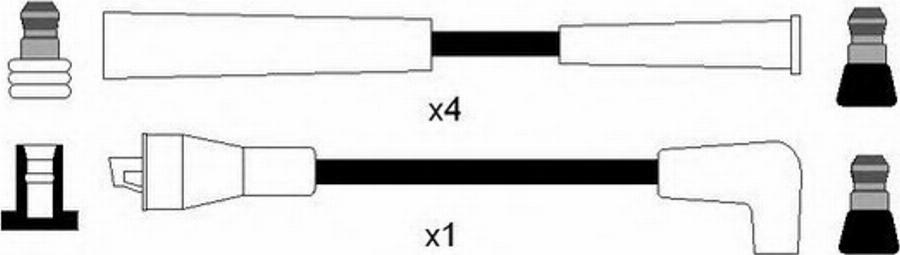 Standard OEK267 - Комплект проводов зажигания avtokuzovplus.com.ua