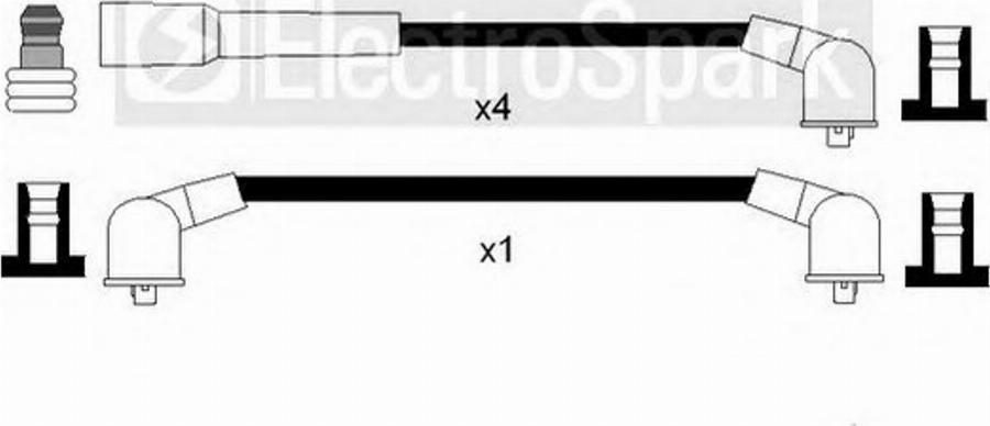 Standard OEK552 - Комплект проводов зажигания avtokuzovplus.com.ua