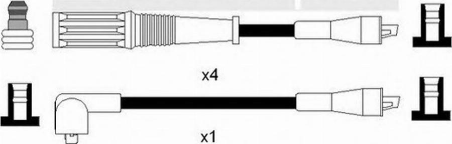 Standard OEK890 - Комплект проводов зажигания avtokuzovplus.com.ua