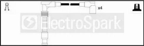 Standard OEK942 - Комплект проводів запалювання autocars.com.ua