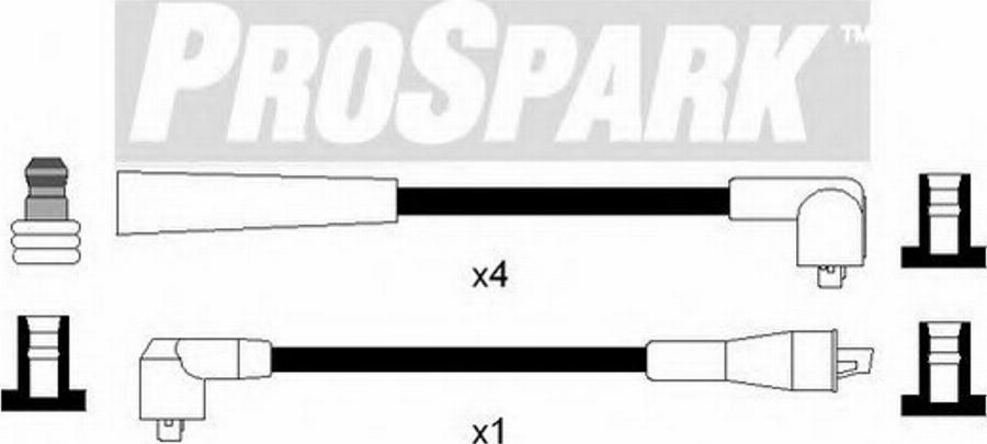 Standard OES336 - Комплект проводов зажигания avtokuzovplus.com.ua