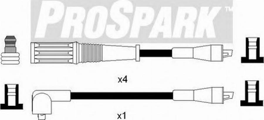 Standard OES346 - Комплект проводов зажигания avtokuzovplus.com.ua