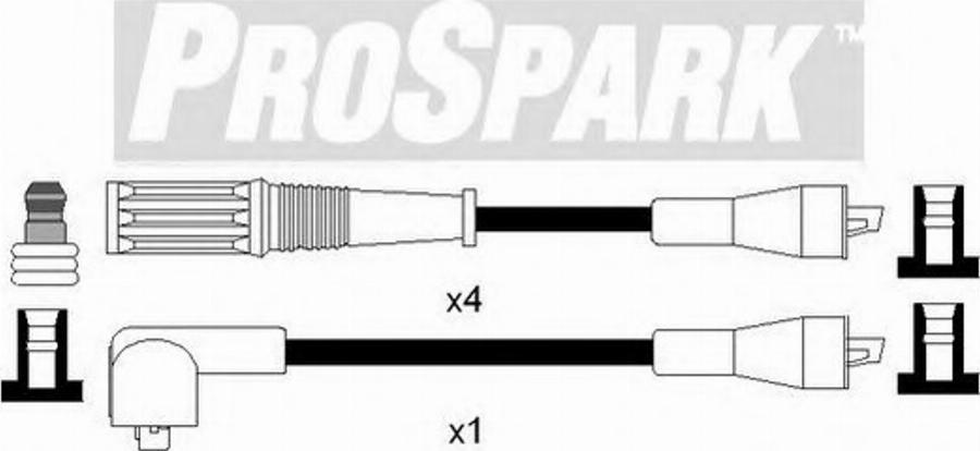 Standard OES477 - Комплект проводов зажигания avtokuzovplus.com.ua