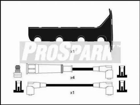 Standard OES511T - Комплект проводів запалювання autocars.com.ua