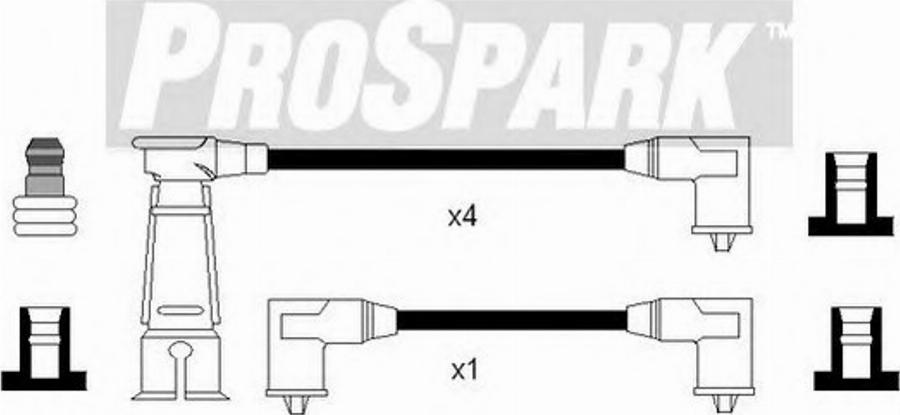 Standard OES679 - Комплект проводів запалювання autocars.com.ua