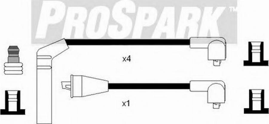 Standard OES698 - Комплект проводов зажигания avtokuzovplus.com.ua