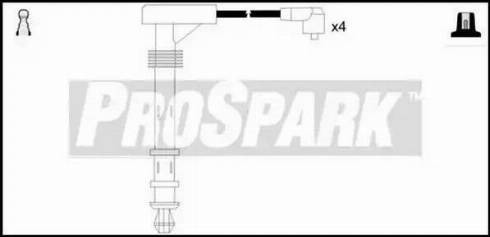 Standard OES823 - Комплект проводів запалювання autocars.com.ua