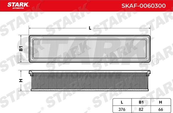 Stark SKAF-0060300 - Повітряний фільтр autocars.com.ua