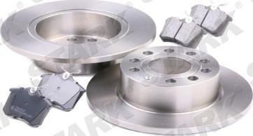 Stark SKBK-1090010 - Комплект гальм, дисковий гальмівний механізм autocars.com.ua