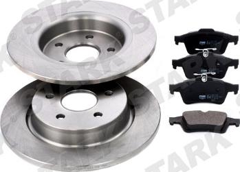 Stark SKBK-1090012 - Комплект гальм, дисковий гальмівний механізм autocars.com.ua
