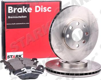 Stark SKBK-1090015 - Комплект гальм, дисковий гальмівний механізм autocars.com.ua