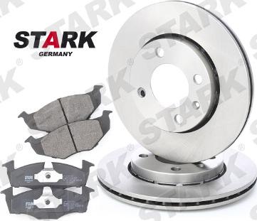Stark SKBK-1090018 - Комплект гальм, дисковий гальмівний механізм autocars.com.ua