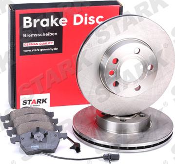 Stark SKBK-1090025 - Комплект гальм, дисковий гальмівний механізм autocars.com.ua