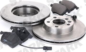 Stark SKBK-1090025 - Комплект гальм, дисковий гальмівний механізм autocars.com.ua