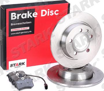 Stark SKBK-1090037 - Комплект гальм, дисковий гальмівний механізм autocars.com.ua