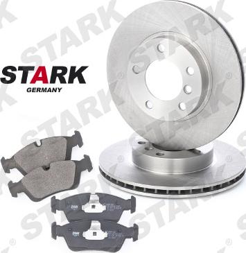 Stark SKBK-1090038 - Комплект гальм, дисковий гальмівний механізм autocars.com.ua