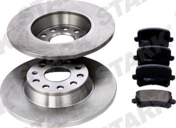 Stark SKBK-1090045 - Комплект гальм, дисковий гальмівний механізм autocars.com.ua