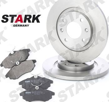 Stark SKBK-1090046 - Комплект гальм, дисковий гальмівний механізм autocars.com.ua