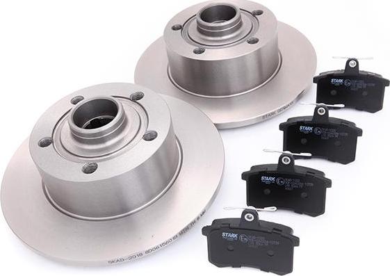 Stark SKBK-1090073 - Комплект гальм, дисковий гальмівний механізм autocars.com.ua