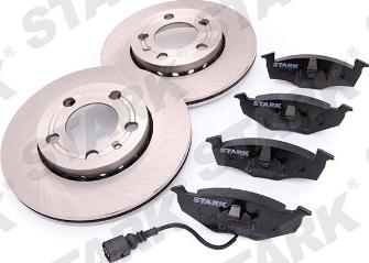 Stark SKBK-1090075 - Комплект гальм, дисковий гальмівний механізм autocars.com.ua