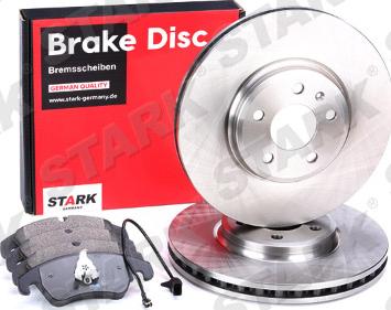 Stark SKBK-1090102 - Комплект гальм, дисковий гальмівний механізм autocars.com.ua